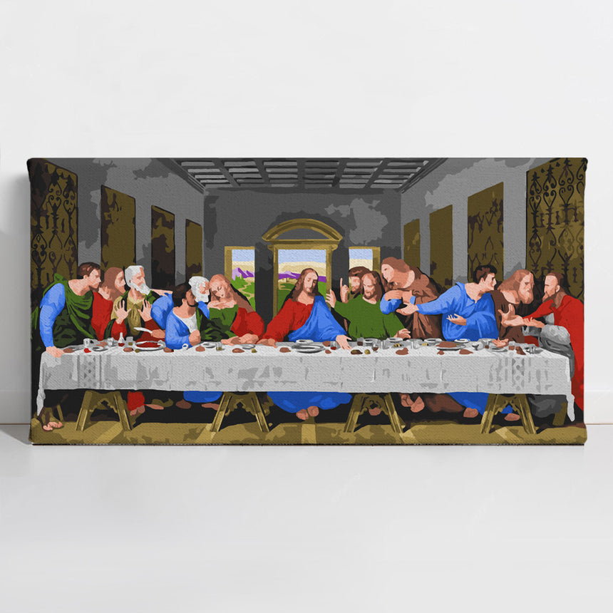 The Last Supper by Leonardo Da Vinci - Paint By Numbers Kit