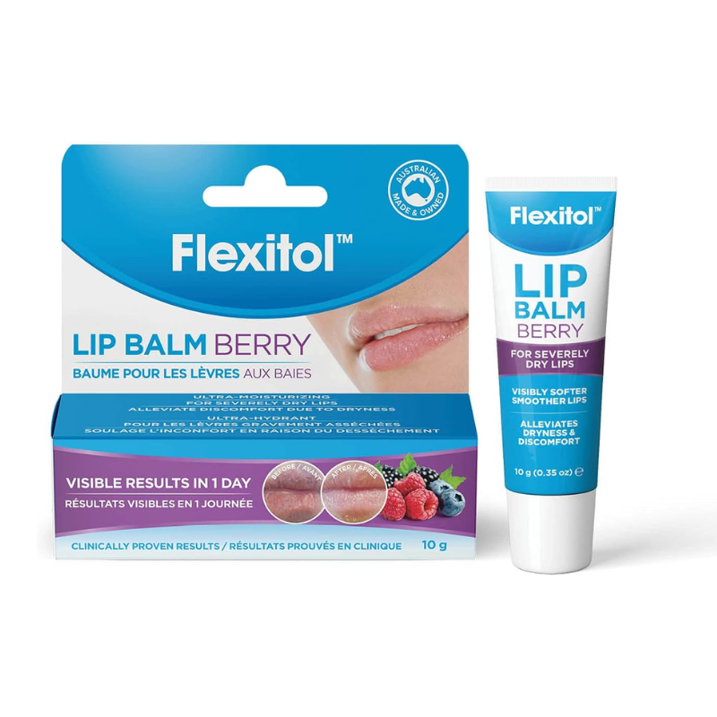 Flexitol Lip Balm - Berry 10g