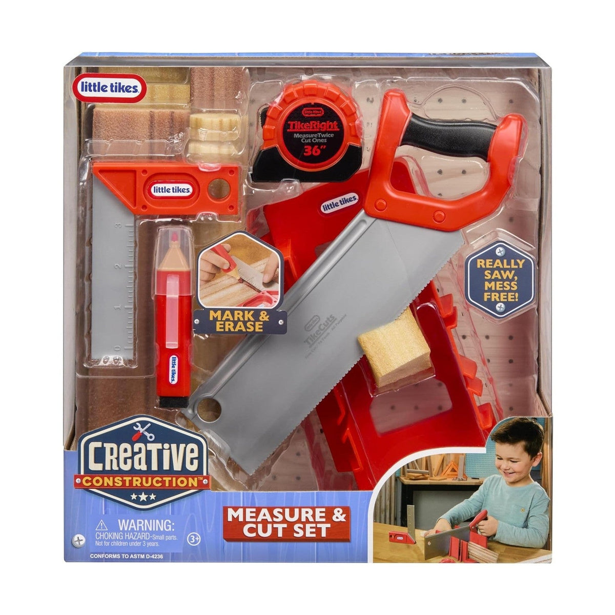 Little Tikes Creative Building Measuring and Cutting Set by MGA Entertainment