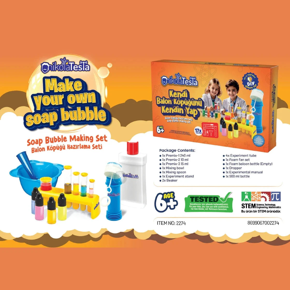 MAKE YOUR OWN SOAP BUBBLE by TOY-FUN