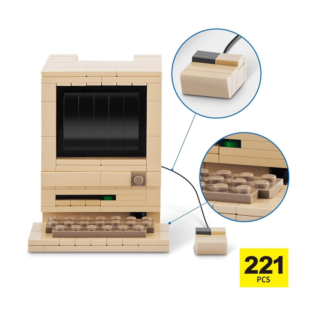 MAX Premium Retro Building Bricks by ZURU