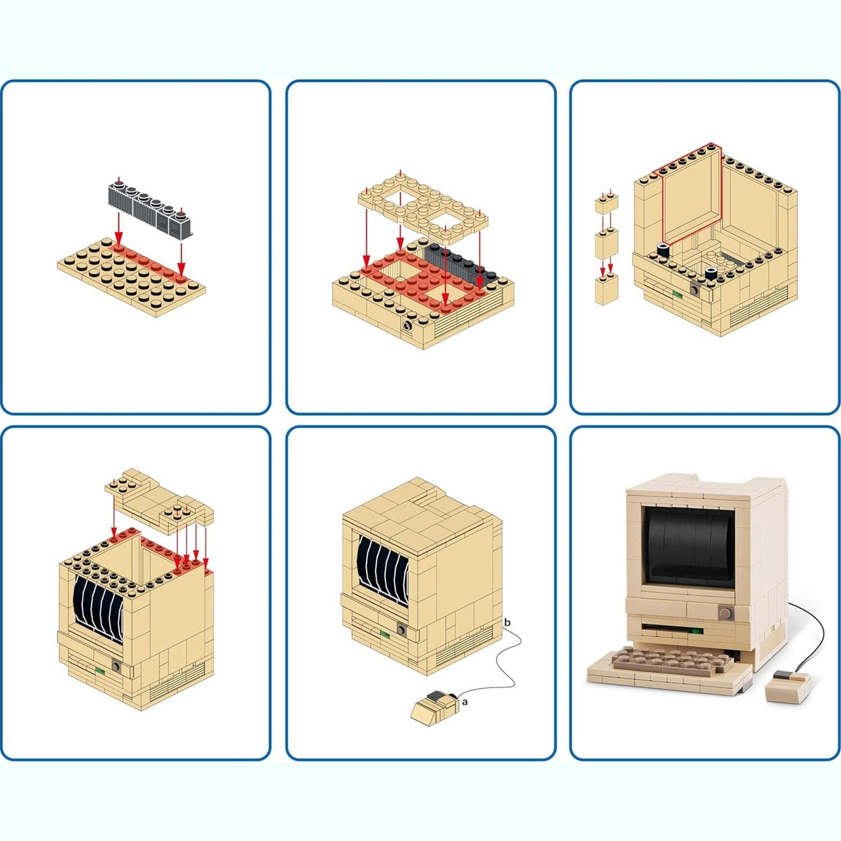 MAX Premium Retro Building Bricks by ZURU