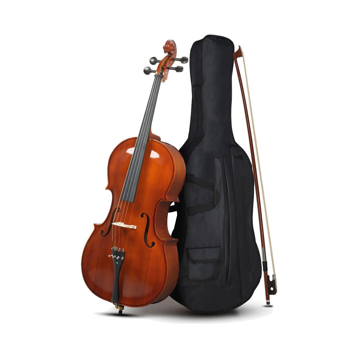 Cello with Bow and Soft Bag