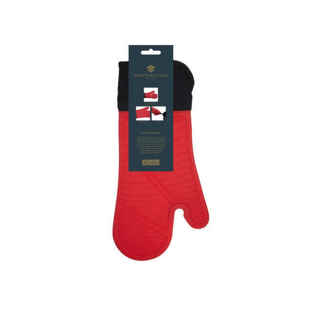 MasterClass Seamless Silicone Oven Glove With Cotton Sleeve gloves MasterClass Seamless Silicone Oven Glove With Cotton Sleeve MasterClass Seamless Silicone Oven Glove With Cotton Sleeve KitchenCraft
