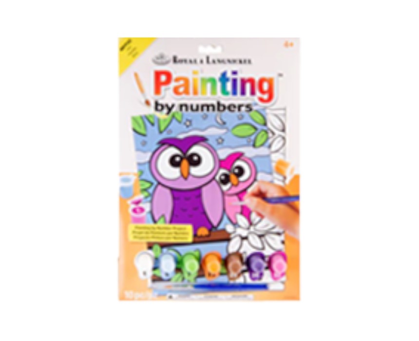 Owls Painting by Numbers