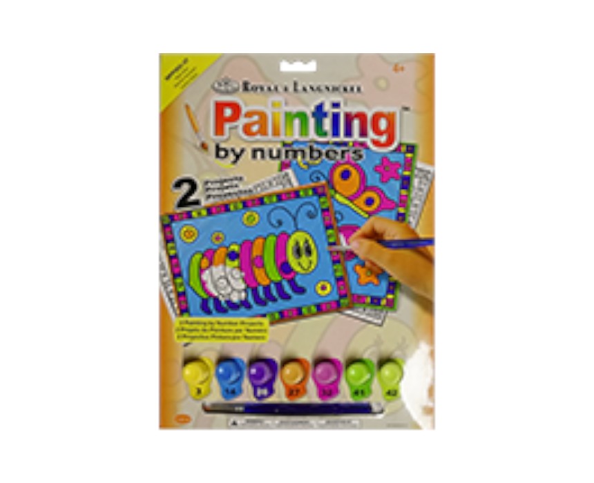 Happy Bugs Painting by Numbers