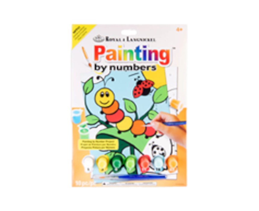 Caterpillar & Ladybug Painting by Numbers