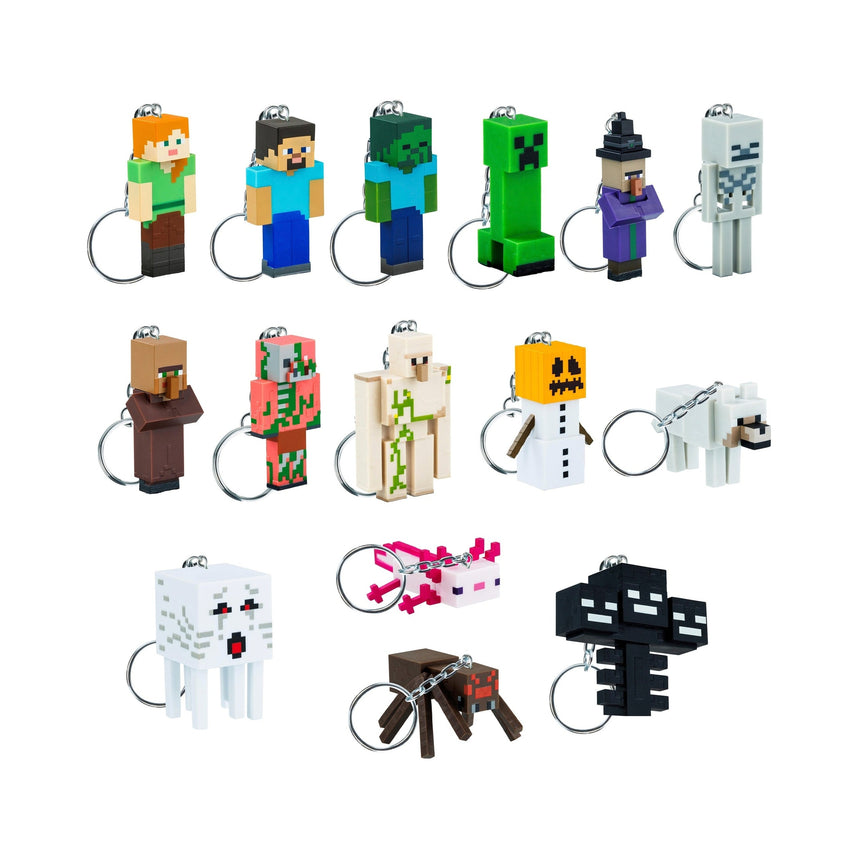 MINECRAFT FIGURAL KEYCHAINS by PMI