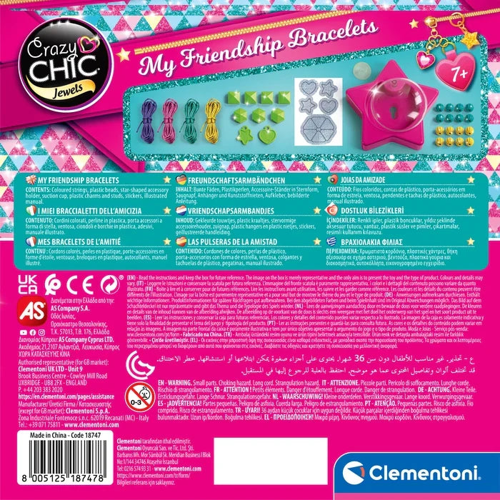 MY FRIENDSHIP BRACELETS by Clementoni