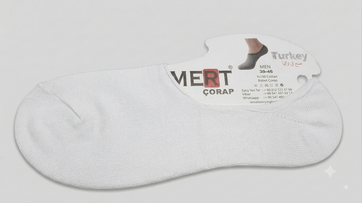 Mert Moccasin Men Socks Cotton