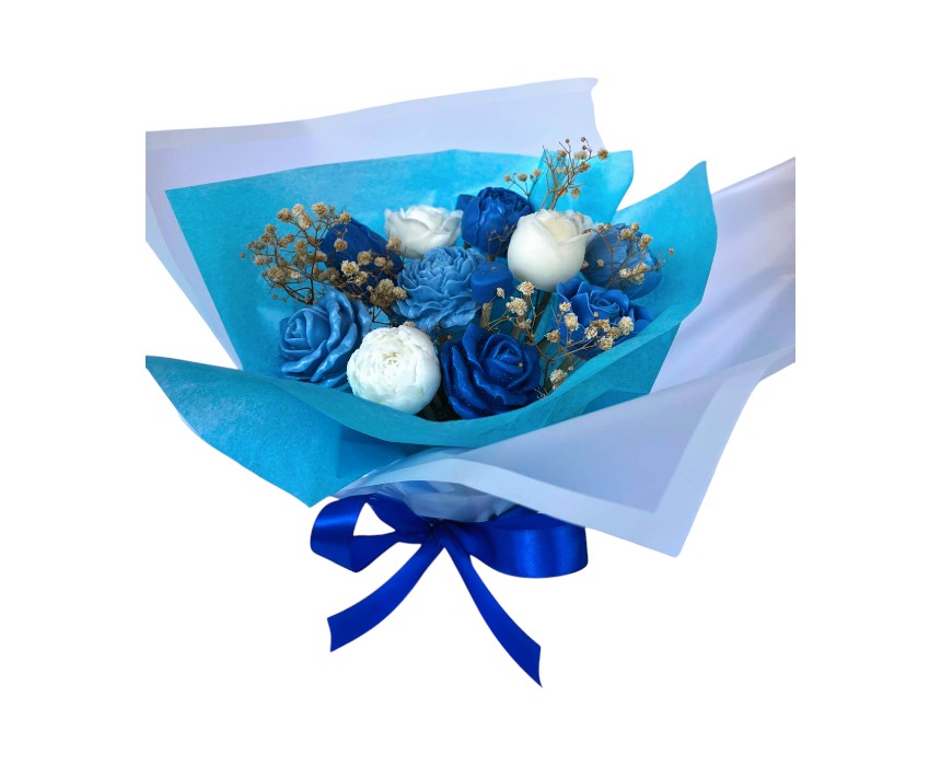 Midnight Bouquet Soap Flower Arrangement