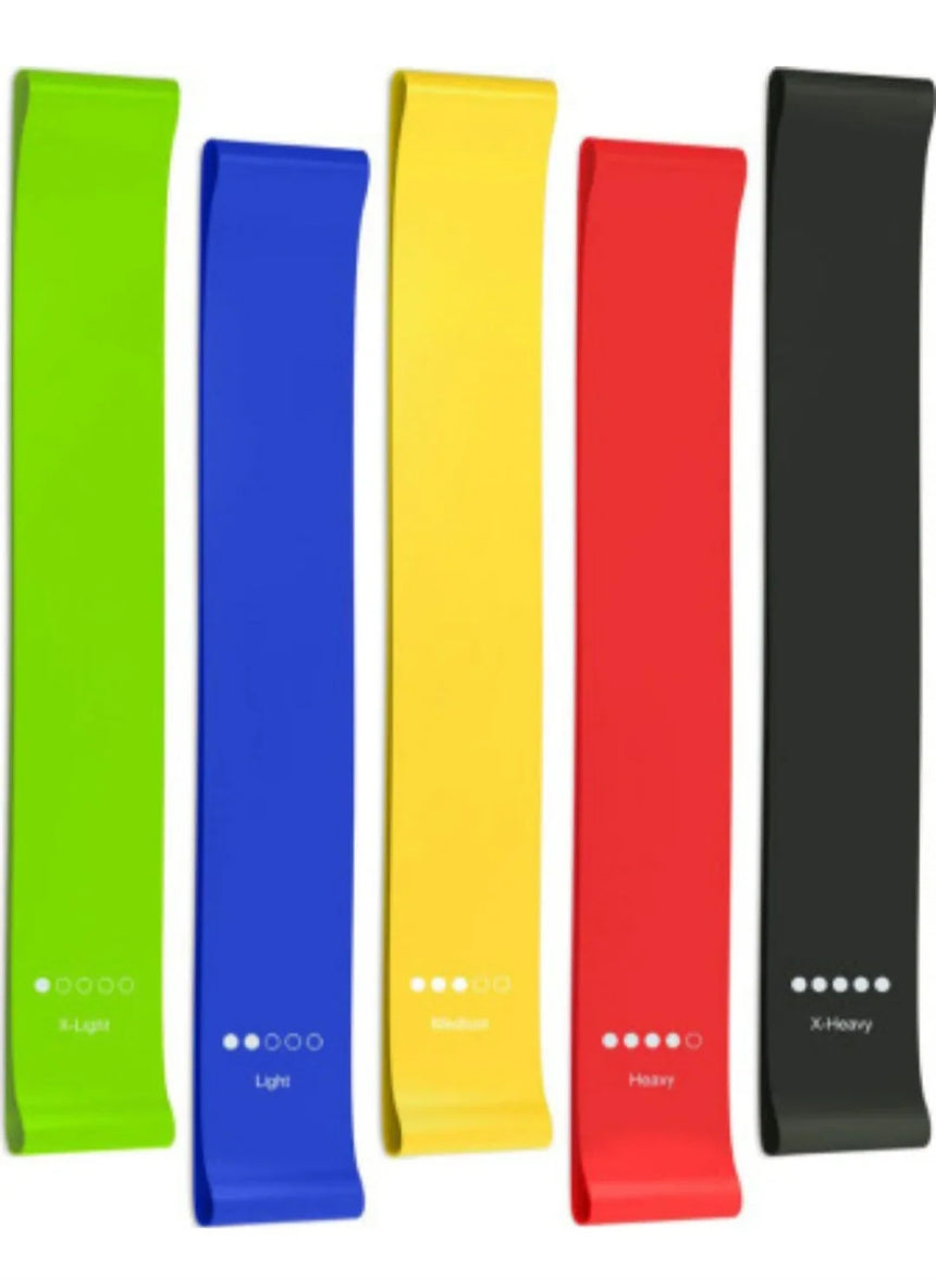 Mini loop resistance bands set for workout and glute training