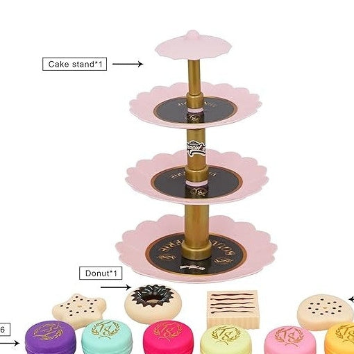 Miraculous Ladybug - Paris Cafe Kit, Macaron Stand with Cafe Set by Playmates Toys
