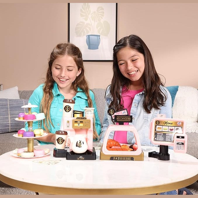 Miraculous Ladybug - Paris Cafe Kit, Macaron Stand with Cafe Set by Playmates Toys