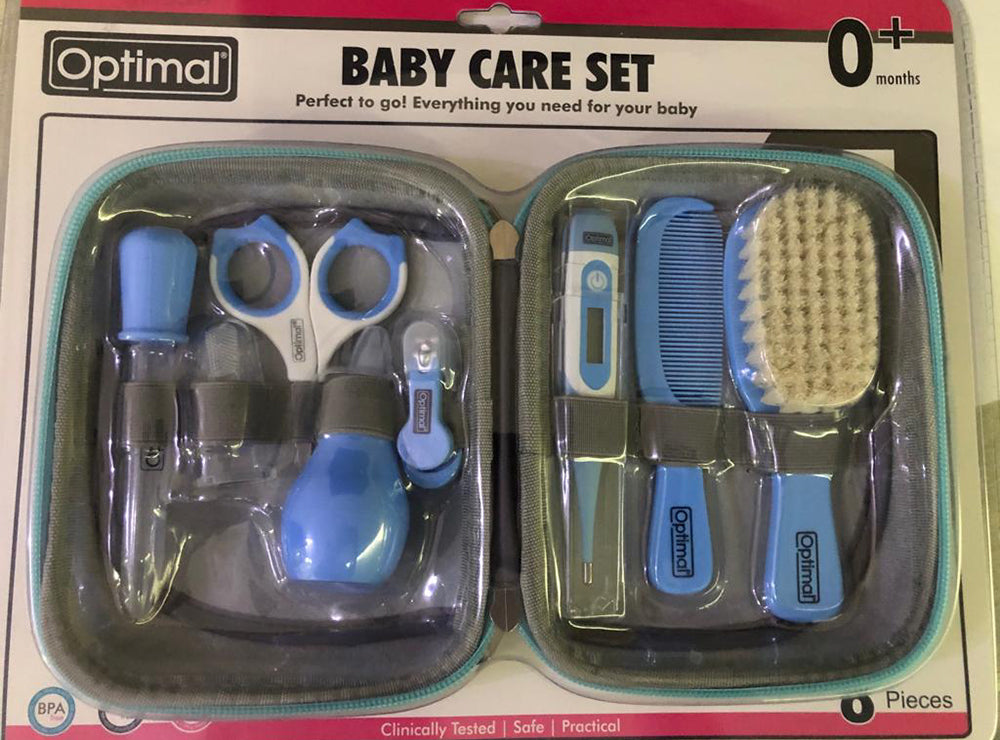 Optimal Baby Care Set Blue 8 Pieces