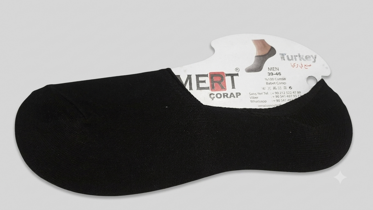 Mert Moccasin Men Socks Cotton