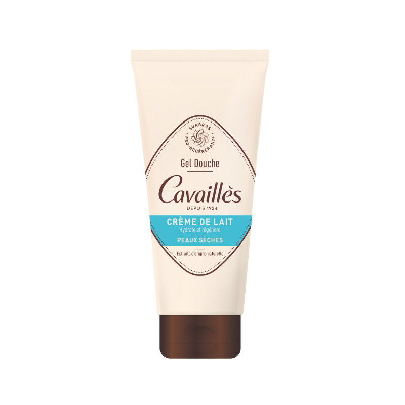 Cavailles Moisturizing Cream Milk Shower Gel 200 mL