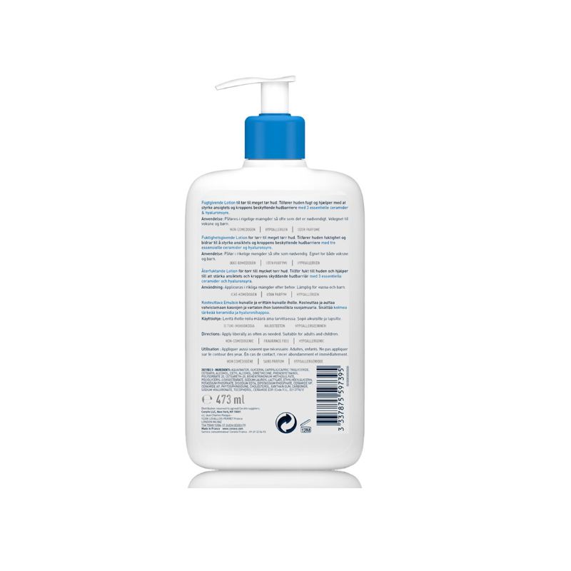 Moisturizing Lotion For Dry To Very Dry Skin With Hyaluronic Acid 473ml