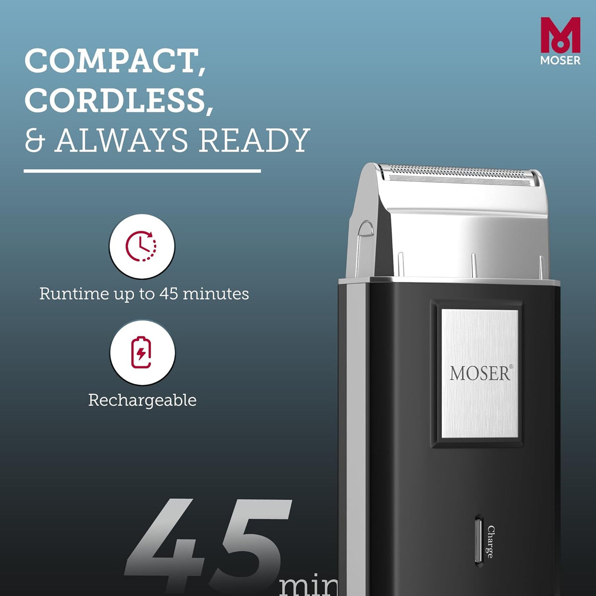 Moser Mobile Shaver Cordless Precision Shaver