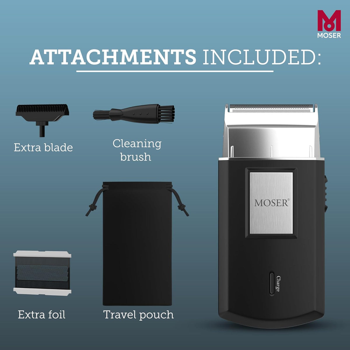 Moser Mobile Shaver Cordless Precision Shaver