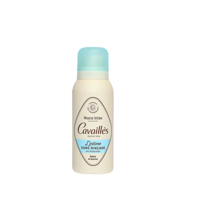 Cavailles Anti‑Bacterial No‑Rinse Intimate Mousse