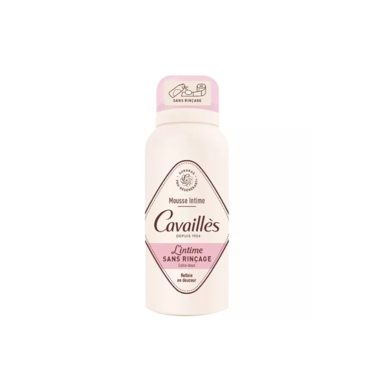 Cavailles Extra‑Gentle No‑Rinse Intimate Mousse