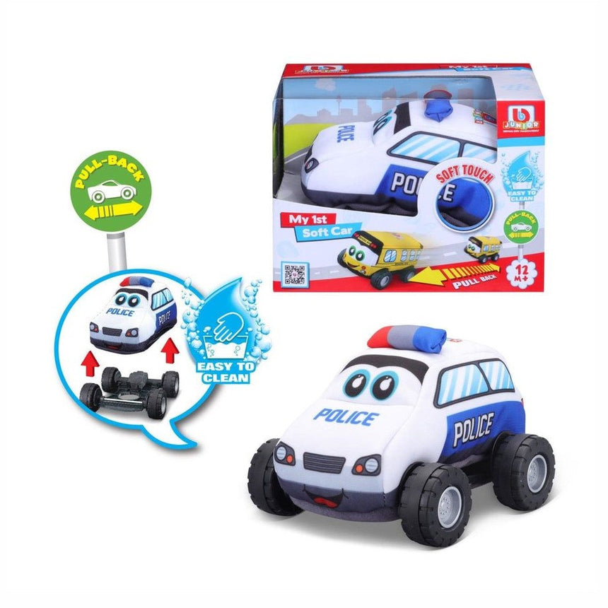 My 1st Soft Car Police Car by Burago