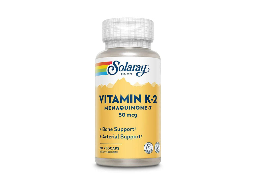 Solaray K2 Menaquinone 7 30 Capsules