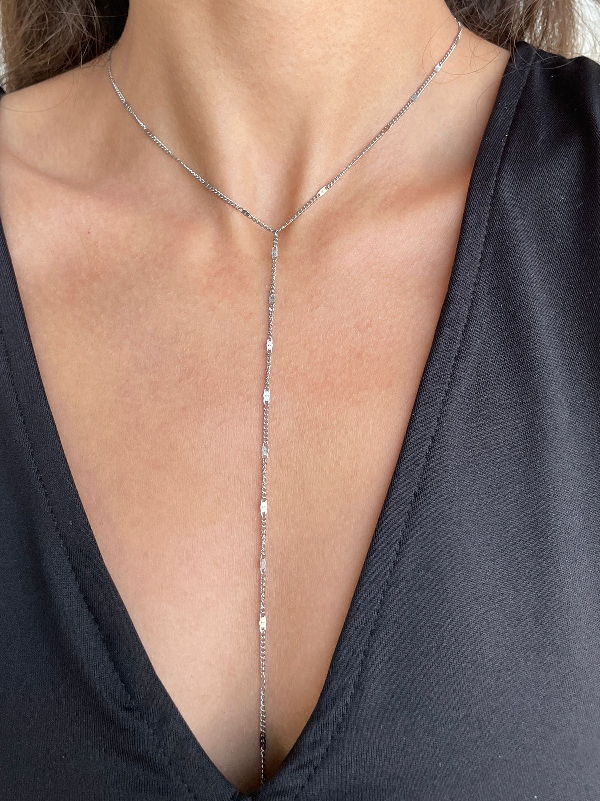 Long Thin Elegant Necklace