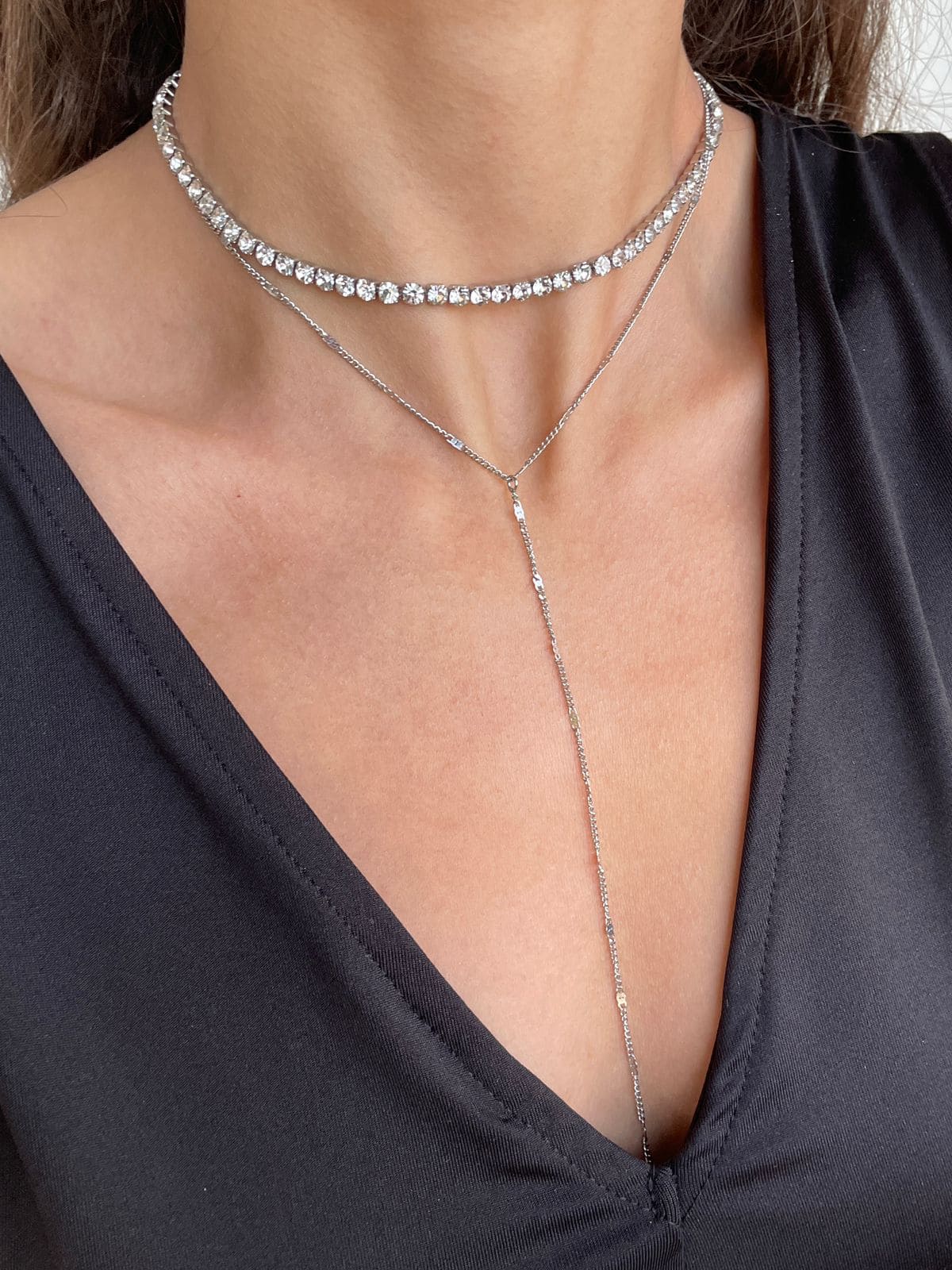 Long Thin Elegant Necklace