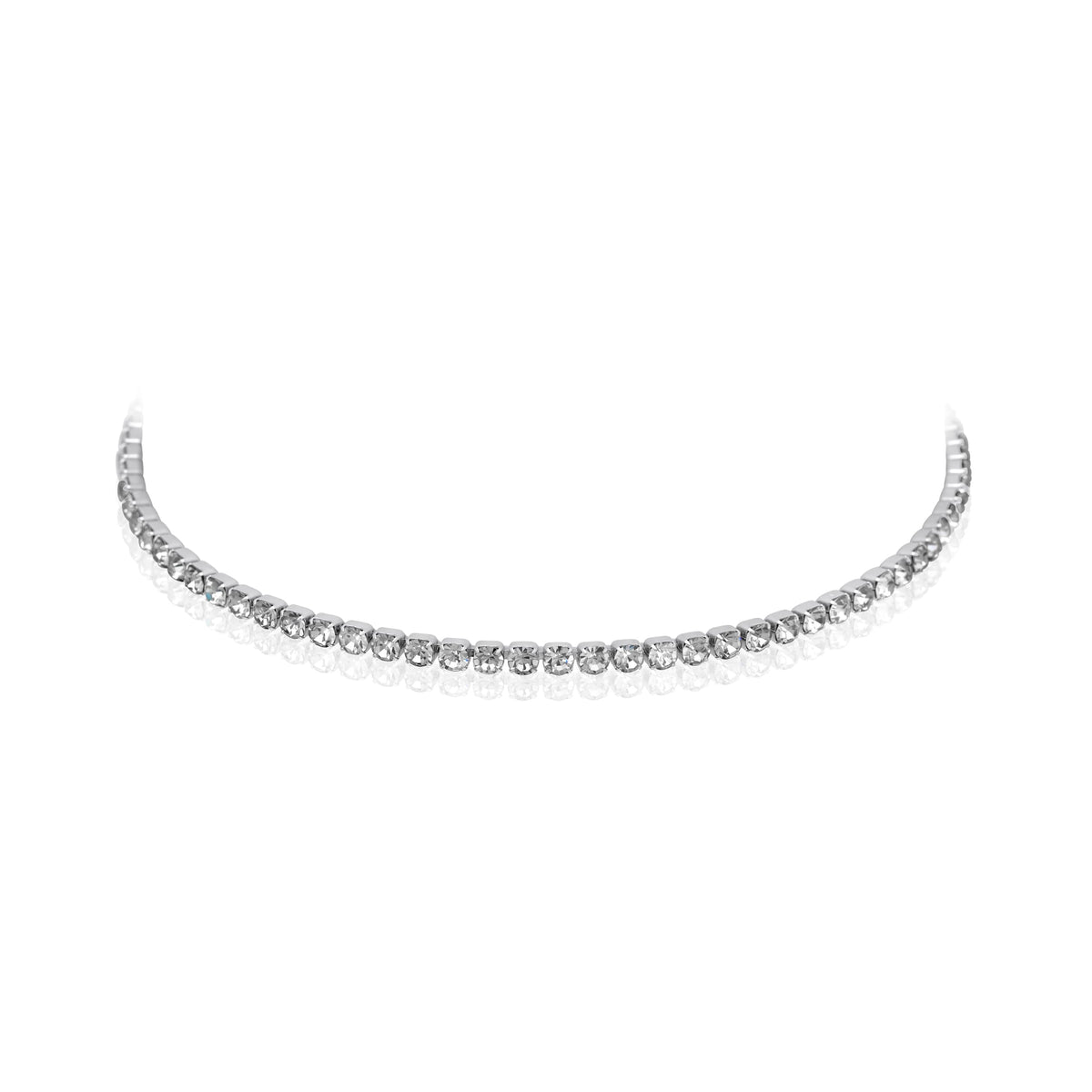The Shiny Sparkling Zircon Choker Necklace