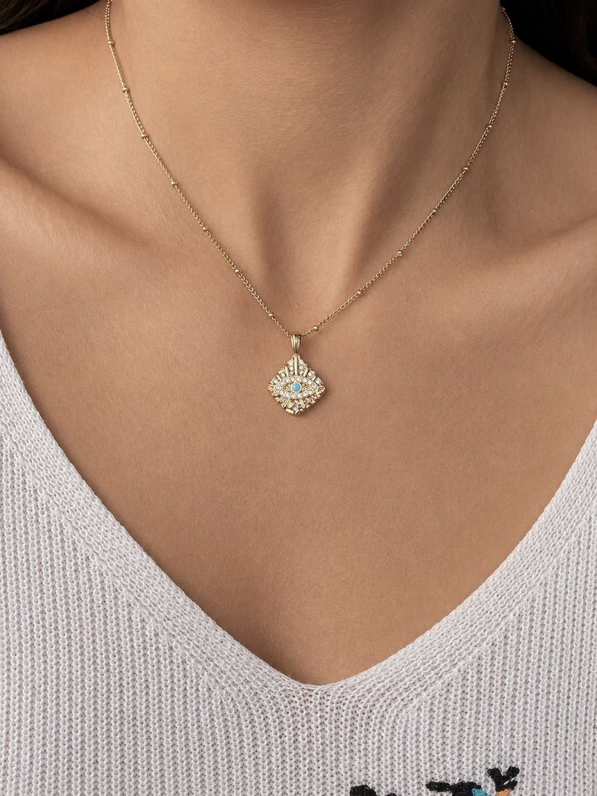 Blue Eye Amulet Pendant