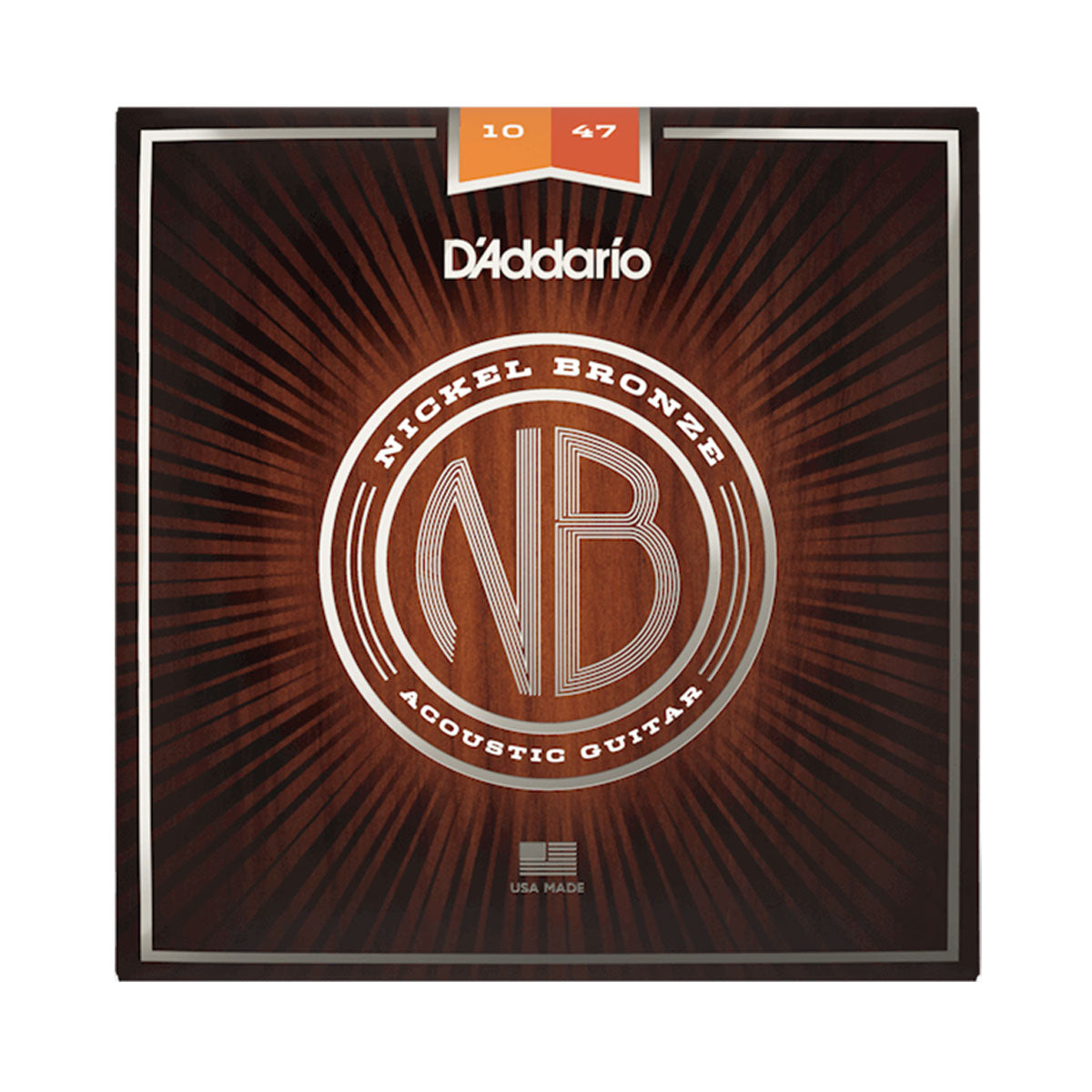 D’Addario NB1047 Nickel Bronze Extra Light Acoustic Guitar Strings