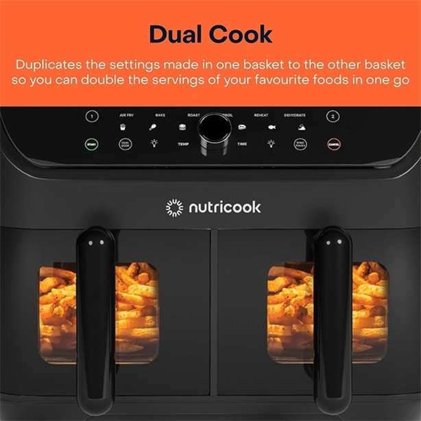 Nutricook Air Fryer Duo 2 Vision 8.5L
