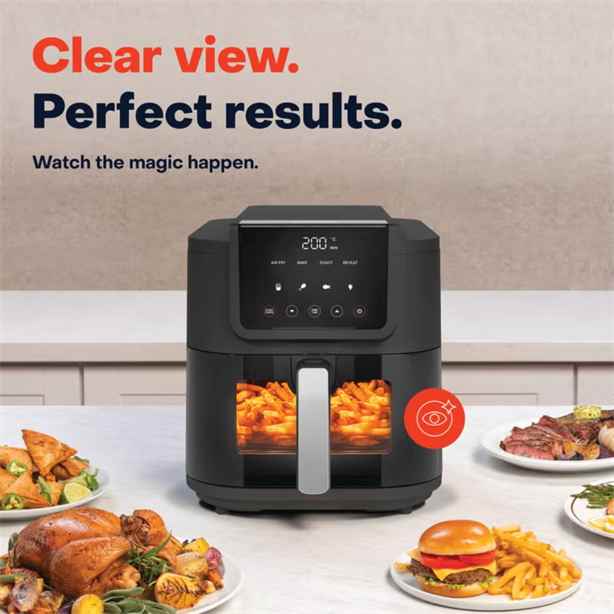 Nutricook Air Fryer Slim 5L, 7 One-Touch Cooking Programs 1500W