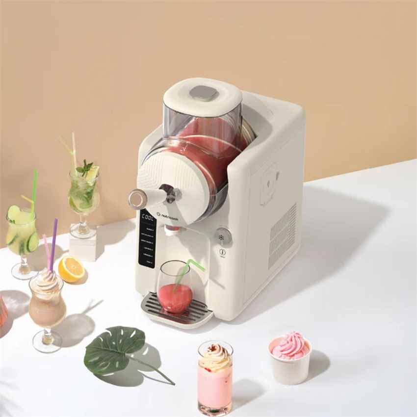 Nutricook Frost Ice Cream Maker, Sorbet and Milkshake Machine, 1.8L, 6 Modes, 7 Textures - Beige