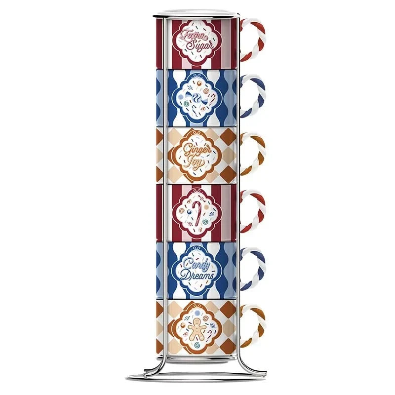Candy Land Set of 6 Stackable Coffee Cups Ncandy0040 Coffee & Tea Cups Candy Land Set of 6 Stackable Coffee Cups Ncandy0040 Candy Land Set of 6 Stackable Coffee Cups Ncandy0040 Bialetti