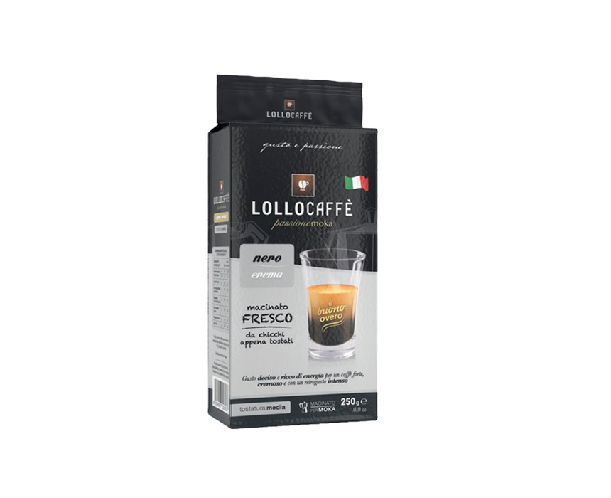 Crema Nero Ground Coffee 250g