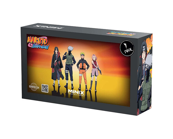Pack 4 figures - Naruto Shippuden (Naruto, Kakashi, Itachi, Sakura) Action Figures Pack 4 figures - Naruto Shippuden (Naruto, Kakashi, Itachi, Sakura) Pack 4 figures - Naruto Shippuden (Naruto, Kakashi, Itachi, Sakura) Minix