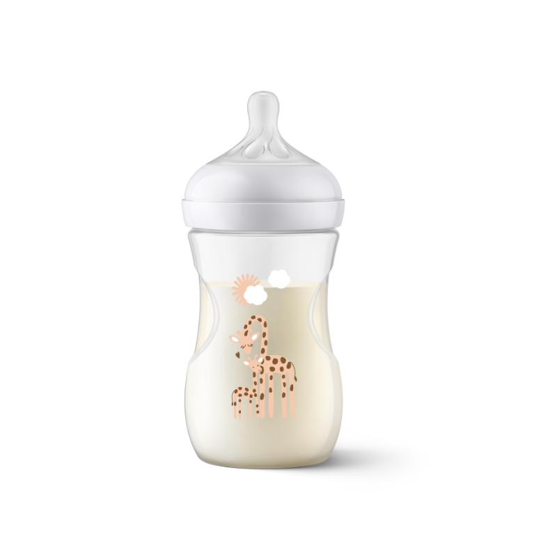 260 mL Baby Feeding Bottle Giraffe