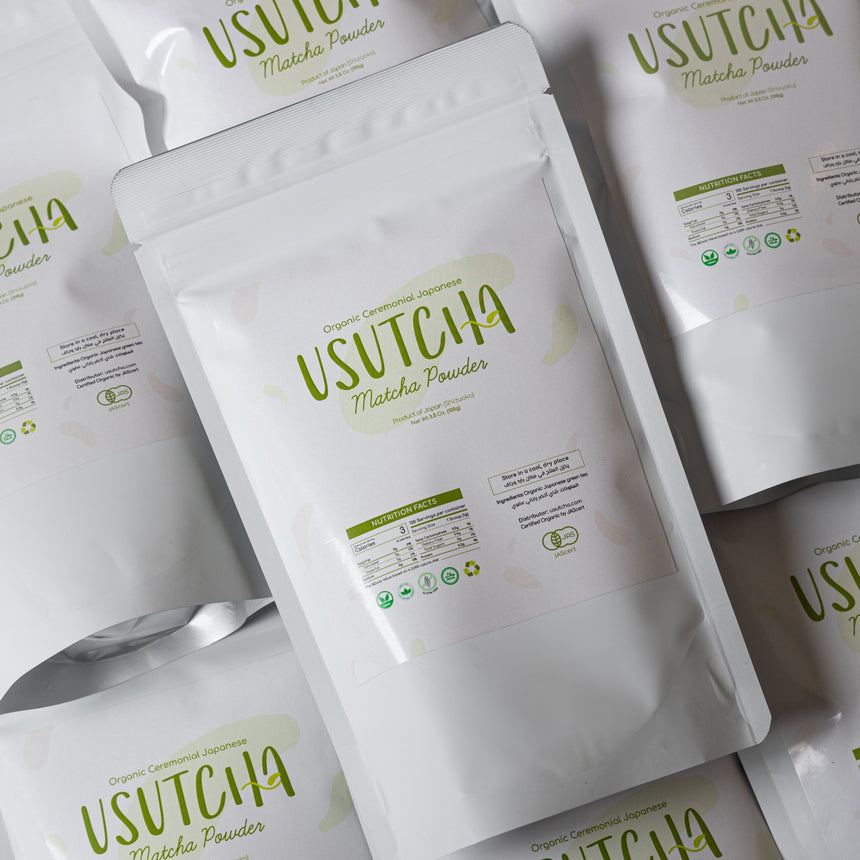 Usutcha Organic Ceremonial Japanese Matcha Powder 100g