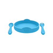Optimal 1006 Non-Slip Silicone Baby Feeding Set 4m+