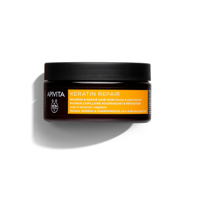 Apivita Nourish & Repair Hair Mask for Dry Damaged Hair 200ml