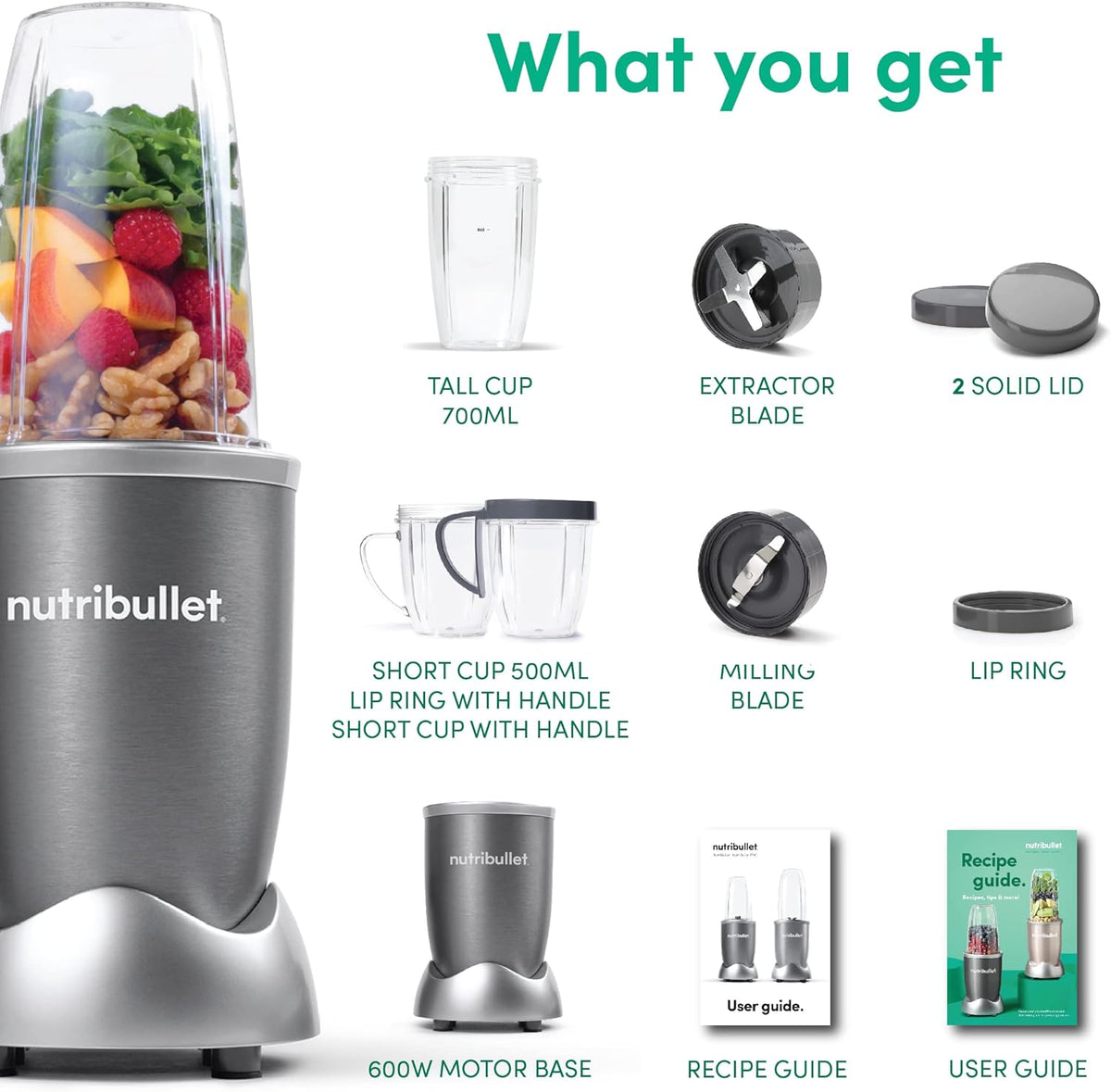 NutriBullet Speed Blender, 600W