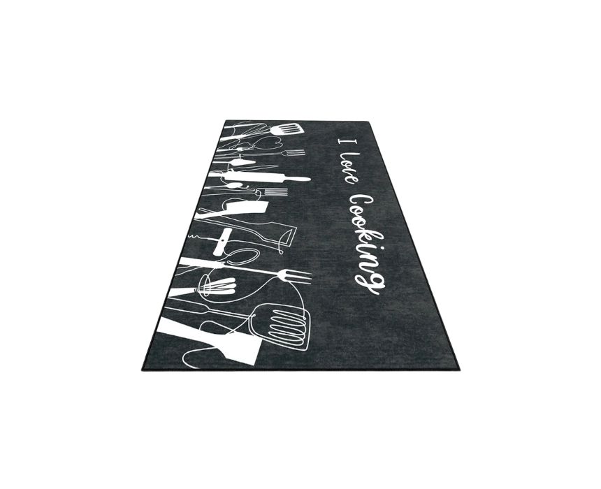 I Love Cooking Kitchen Carpet