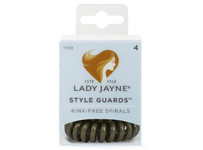 Lady Jayne Black Kink Free Spirals 4 Pieces
