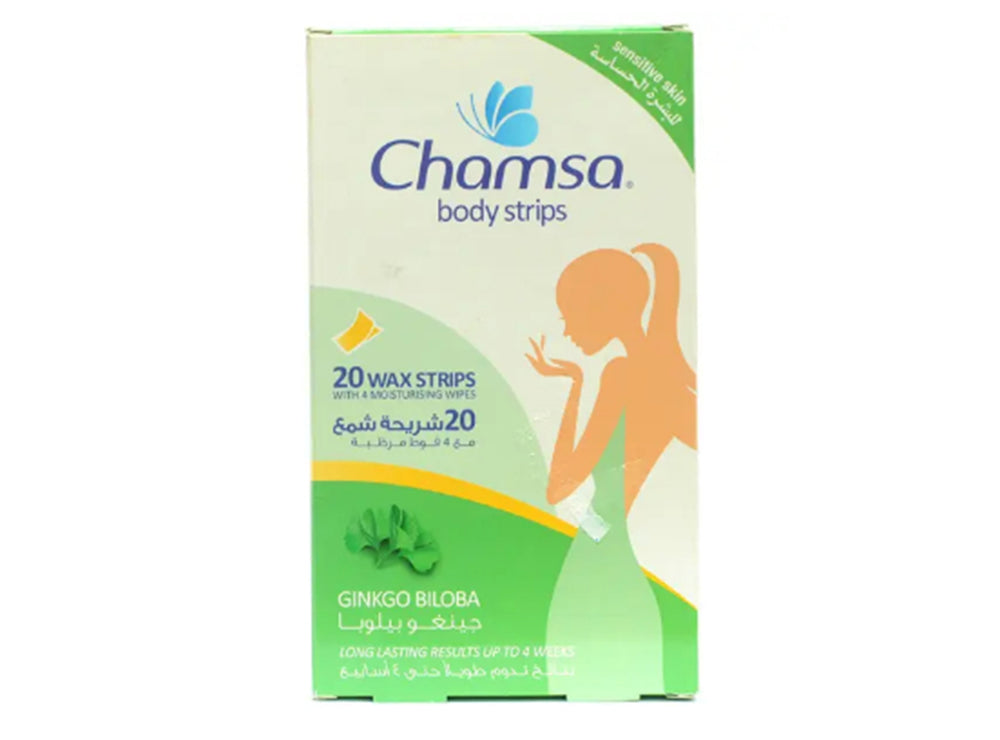 Chamsa Strips Hypoallergenic Green 20 strips