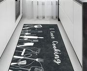 I Love Cooking Kitchen Carpet