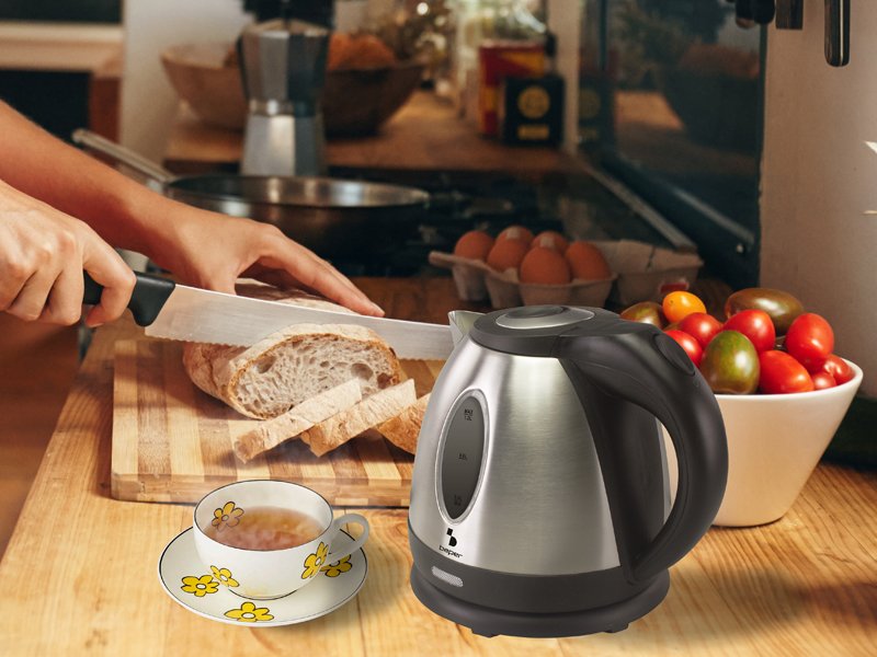 1.2L Electric Steel Kettle 1630W Electric Kettles 1.2L Electric Steel Kettle 1630W 1.2L Electric Steel Kettle 1630W Beper