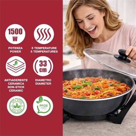 Beper Electric Wok 1500W